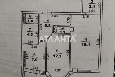 2-кімнатна квартира за адресою вул. Сахарова (площа 58,6 м²) - Atlanta.ua - фото 22