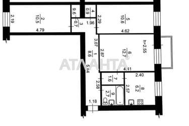 3-rooms apartment apartment by the address st. Boychuka Mikhaila Kikvidze (area 56,1 m²) - Atlanta.ua - photo 24