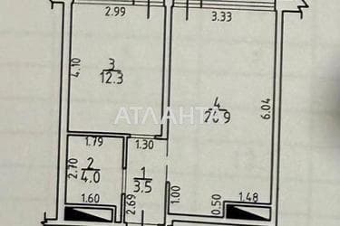 1-комнатная квартира по адресу ул. Каманина (площадь 43,9 м²) - Atlanta.ua - фото 14