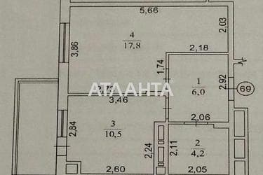 1-кімнатна квартира за адресою Приозерний бульвар (площа 39 м²) - Atlanta.ua - фото 40