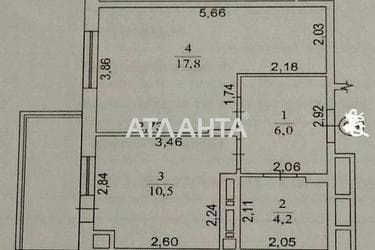 1-room apartment apartment by the address st. Priozernyy bulvar (area 39 m²) - Atlanta.ua - photo 46