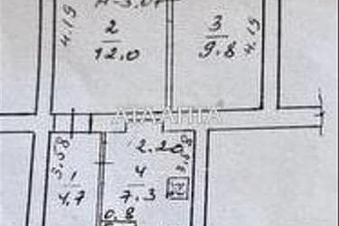 2-комнатная квартира по адресу ул. Лазарева адм. (площадь 35,3 м²) - Atlanta.ua - фото 14