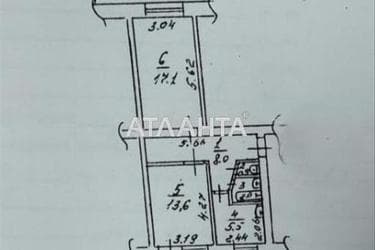 2-комнатная квартира по адресу ул. 1 мая (площадь 48,1 м²) - Atlanta.ua - фото 17