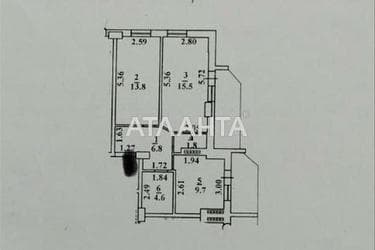 2-кімнатна квартира за адресою вул. Костанді (площа 58,9 м²) - фото 24 2-кімнатна квартира за адресою вул. Костанді (площа 58,9 м²) - Atlanta.ua - фото 24