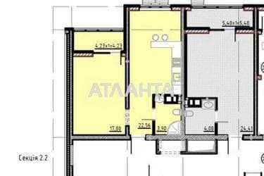 1-room apartment apartment by the address st. Franko Ivana (area 48,6 m²) - Atlanta.ua - photo 8