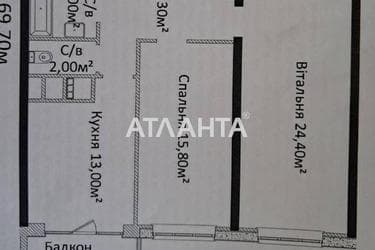 2-rooms apartment apartment by the address st. Gagarina pr (area 70 m²) - photo 21 2-rooms apartment apartment by the address st. Gagarina pr (area 70 m²) - Atlanta.ua - photo 21