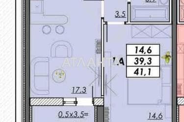 1-кімнатна квартира за адресою Овідіопольська дор. (площа 41,1 м²) - Atlanta.ua - фото 14