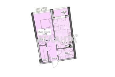 1-кімнатна квартира за адресою Курортний пров. (площа 45,1 м²) - Atlanta.ua - фото 16