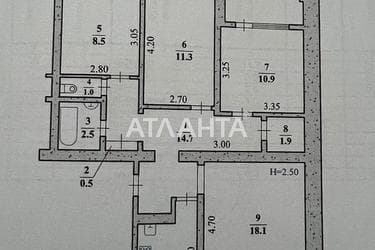 Багатокімнатна квартира за адресою вул. Руська (площа 77,2 м²) - Atlanta.ua - фото 32