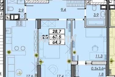 2-rooms apartment apartment by the address st. Ovidiopolskaya dor (area 64,3 m²) - Atlanta.ua - photo 8