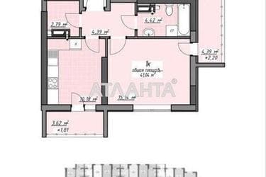1-room apartment apartment by the address st. Glushko ak pr Dimitrova pr (area 41 m²) - Atlanta.ua - photo 13