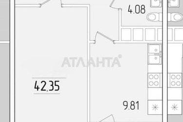 1-room apartment apartment by the address st. Krasnova (area 42,3 m²) - Atlanta.ua - photo 14