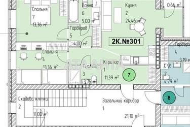 2-кімнатна квартира за адресою вул. Грушева (площа 76,0 м²) - Atlanta.ua - фото 30