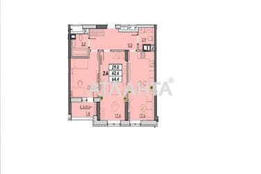 2-комнатная квартира по адресу Овидиопольская дор. (площадь 64,4 м²) - Atlanta.ua - фото 13