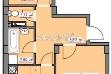 1-комнатная квартира по адресу ул. Массив 10 (площадь 53,7 м²) - Atlanta.ua - фото 14