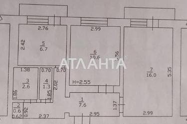 2-кімнатна квартира за адресою вул. Лядова (площа 45 м²) - Atlanta.ua - фото 18