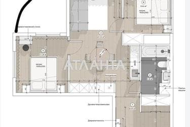 2-комнатная квартира по адресу ул. Краснова (площадь 60,4 м²) - Atlanta.ua - фото 36