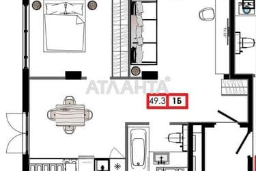2-комнатная квартира по адресу ул. Марсельская (площадь 49 м²) - Atlanta.ua - imageAlt 30