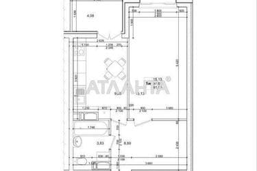 1-комнатная квартира по адресу ул. Лесная (площадь 41,4 м²) - Atlanta.ua - фото 38