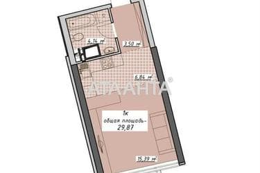 1-комнатная квартира по адресу Курортный пер. (площадь 29,9 м²) - фото 18 1-комнатная квартира по адресу Курортный пер. (площадь 29,9 м²) - Atlanta.ua - фото 18