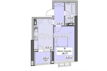 1-кімнатна квартира за адресою Курортний пров. (площа 38,8 м²) - фото 8 1-кімнатна квартира за адресою Курортний пров. (площа 38,8 м²) - Atlanta.ua - фото 8