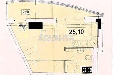 1-room apartment apartment by the address st. Arkadiyskoe plato Gagarinskoe plato (area 27,8 m²) - Atlanta.ua - photo 15