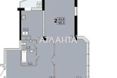 2-кімнатна квартира за адресою вул. Середньофонтанська (площа 85 м²) - Atlanta.ua - фото 25