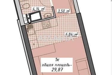 1-кімнатна квартира за адресою Курортний пров. (площа 30 м²) - Atlanta.ua - фото 15
