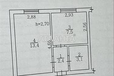 1-кімнатна квартира за адресою вул. Торгова (площа 26,4 м²) - Atlanta.ua - фото 25