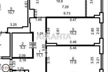 2-комнатная квартира по адресу ул. Лесная (площадь 77 м²) - фото 33 2-комнатная квартира по адресу ул. Лесная (площадь 77 м²) - Atlanta.ua - фото 33
