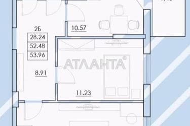 2-rooms apartment apartment by the address st. Sakharova (area 54 m²) - photo 17 2-rooms apartment apartment by the address st. Sakharova (area 54 m²) - Atlanta.ua - photo 17
