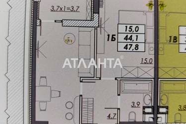 1-кімнатна квартира за адресою Овідіопольська дор. (площа 47,8 м²) - Atlanta.ua - фото 13