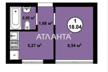 1-room apartment apartment by the address st. Prikordonnaya (area 18,0 m²) - Atlanta.ua - photo 26