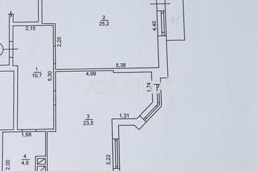 2-rooms apartment apartment by the address st. Zhabotinskogo Proletarskaya (area 65,3 m²) - Atlanta.ua - photo 17
