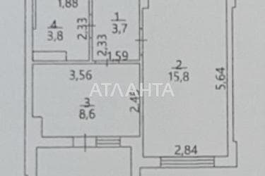 1-комнатная квартира по адресу ул. Европейская (площадь 34 м²) - Atlanta.ua - фото 14