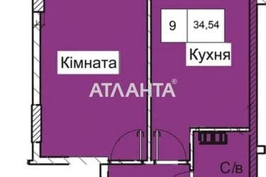 1-room apartment apartment by the address st. Sakharova (area 35 m²) - Atlanta.ua - photo 14