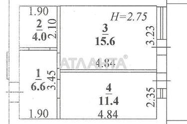 1-кімнатна квартира за адресою Іспанський пров. (площа 45,6 м²) - Atlanta.ua - фото 14