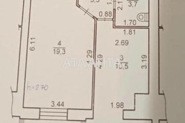 1-кімнатна квартира за адресою вул. Винна гора (площа 41,7 м²) - Atlanta.ua - фото 28