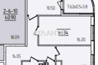 2-комнатная квартира по адресу ул. Краснова (площадь 61,3 м²) - фото 20 2-комнатная квартира по адресу ул. Краснова (площадь 61,3 м²) - Atlanta.ua - фото 20