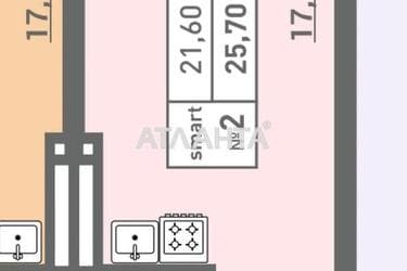 1-кімнатна квартира за адресою вул. Пішонівська (площа 25,7 м²) - Atlanta.ua - фото 12