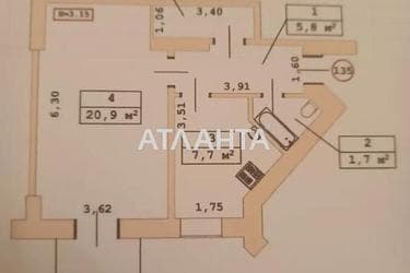 1-room apartment apartment by the address st. Geroev UPA ul (area 41 m²) - Atlanta.ua - photo 20