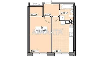 1-room apartment apartment by the address st. Glushko ak pr Dimitrova pr (area 39,0 m²) - Atlanta.ua - photo 19