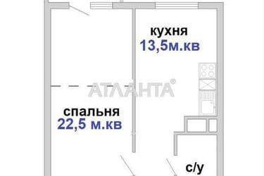 1-room apartment apartment by the address st. Zhemchuzhnaya (area 44,5 m²) - photo 37 1-room apartment apartment by the address st. Zhemchuzhnaya (area 44,5 m²) - Atlanta.ua - photo 37