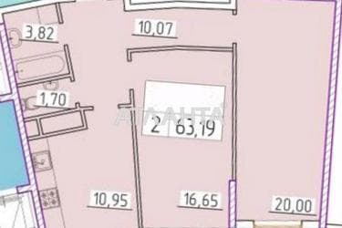 2-rooms apartment apartment by the address st. Genuezskaya (area 63 m²) - photo 24 2-rooms apartment apartment by the address st. Genuezskaya (area 63 m²) - Atlanta.ua - photo 24