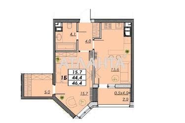 1-комнатная квартира по адресу Овидиопольская дор. (площадь 46,4 м²) - фото 12 1-комнатная квартира по адресу Овидиопольская дор. (площадь 46,4 м²) - Atlanta.ua - фото 12