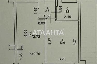 1-комнатная квартира по адресу ул. Оптимистическая (площадь 35,6 м²) - Atlanta.ua - фото 13