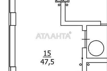 1-комнатная квартира по адресу ул. Марсельская (площадь 47,5 м²) - Atlanta.ua - фото 18