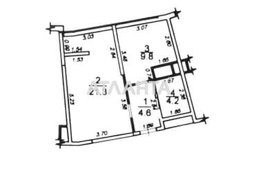 1-кімнатна квартира за адресою вул. Каманіна (площа 40 м²) - Atlanta.ua - фото 16