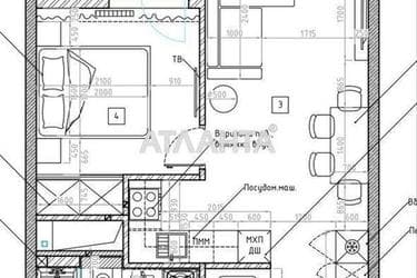 1-комнатная квартира по адресу ул. Краснова (площадь 42 м²) - Atlanta.ua - фото 24