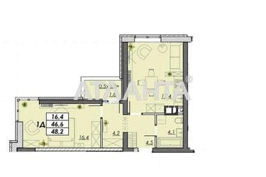1-room apartment apartment by the address st. Ovidiopolskaya dor (area 48,2 m²) - Atlanta.ua - photo 12